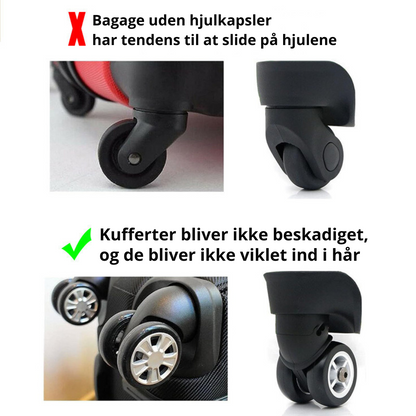 Bagagehjulsbeskyttere™ | 8 pakker