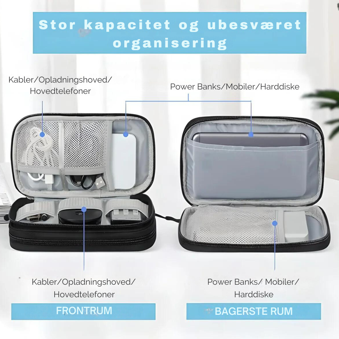 Clean™ Organiser til elektronisk tilbehør